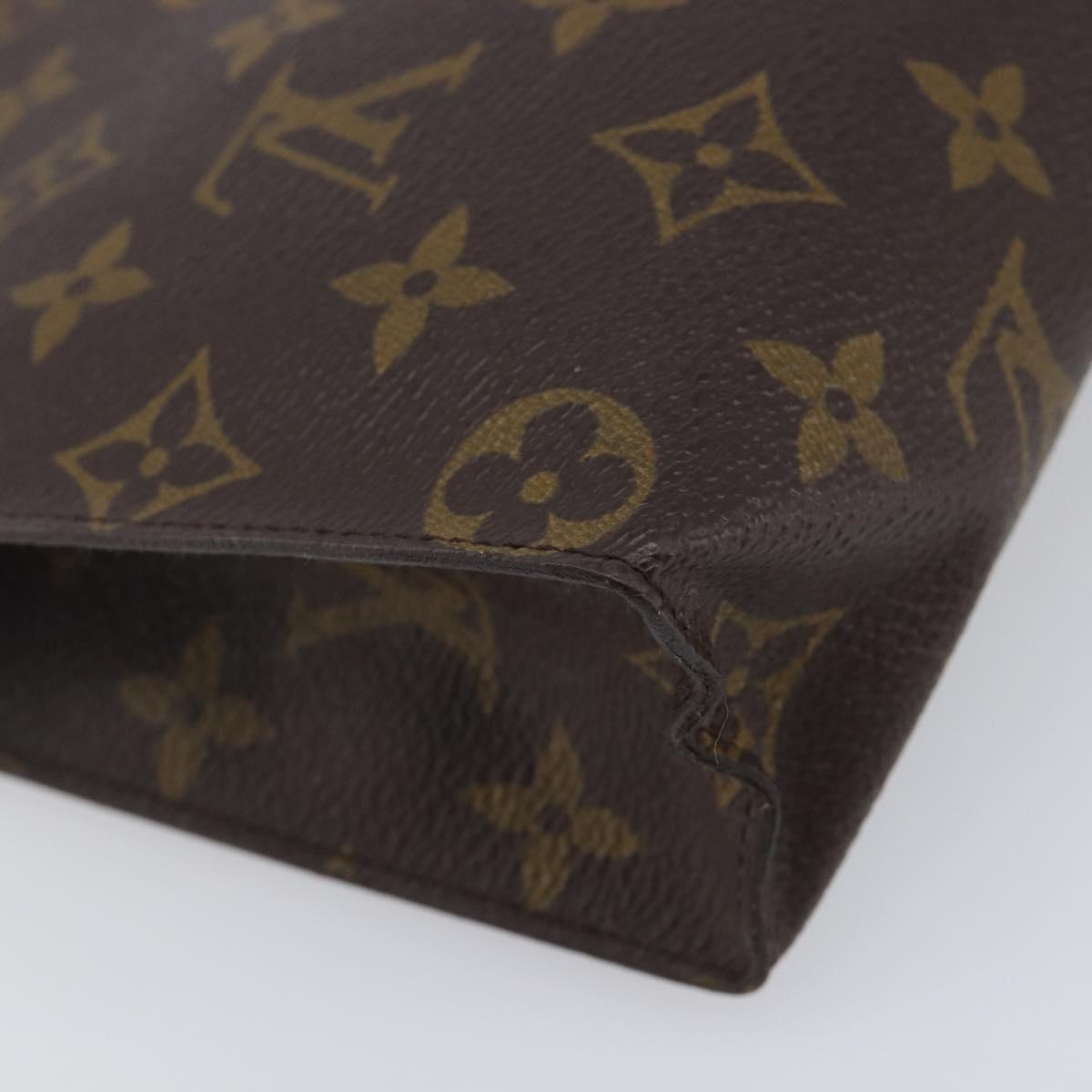LOUIS VUITTON Monogram Poche Toilette 26 Pouch M47542 LV Auth ep16013