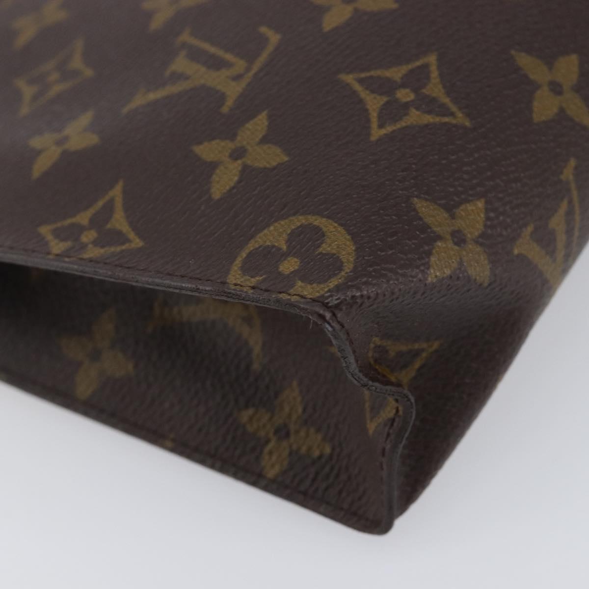 LOUIS VUITTON Monogram Poche Toilette 26 Pouch M47542 LV Auth ep16013