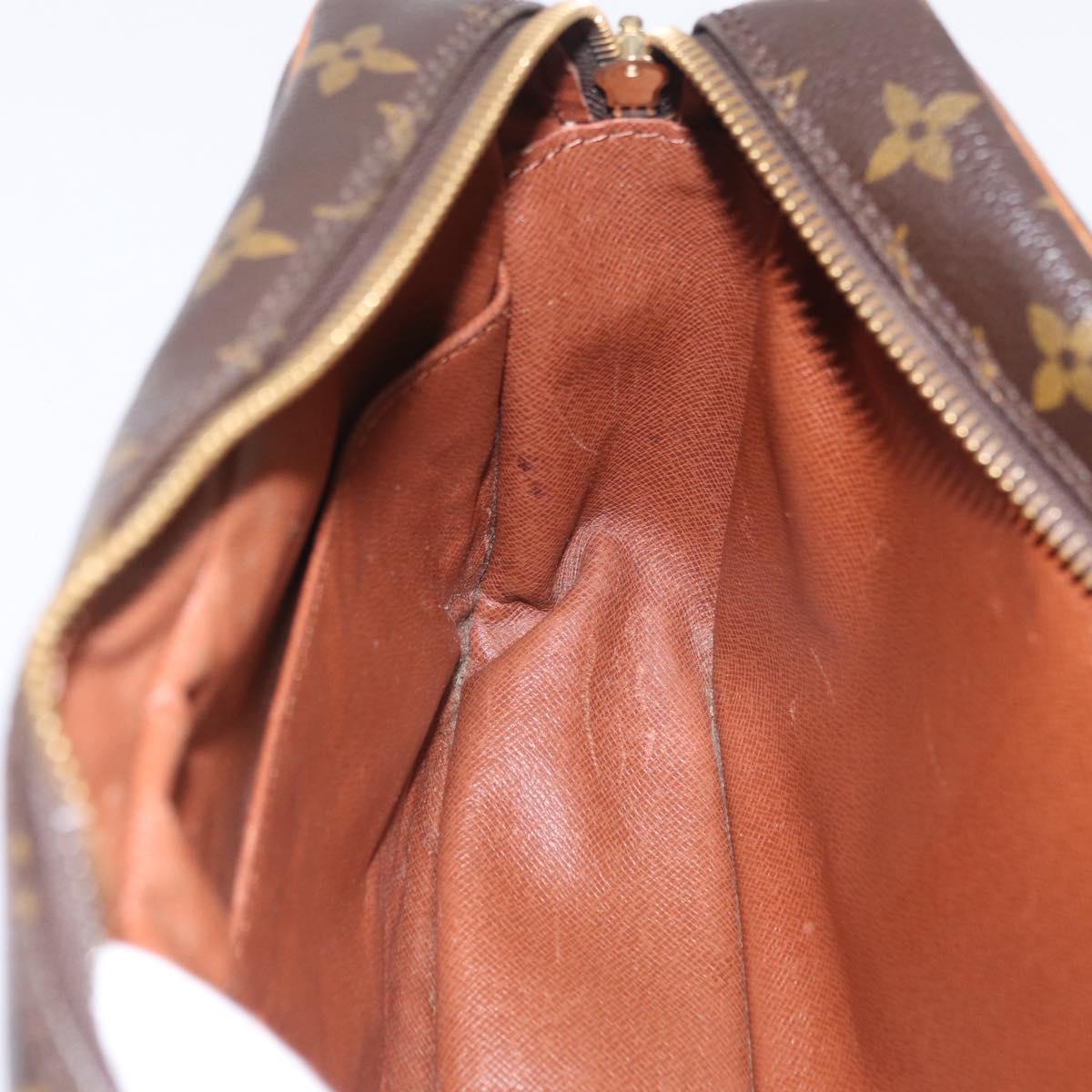 LOUIS VUITTON Monogram Compiegne 28 Clutch Bag M51845 LV Auth ep16014
