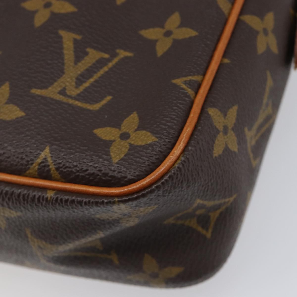 LOUIS VUITTON Monogram Compiegne 23 Clutch Bag M51847 LV Auth ep16015