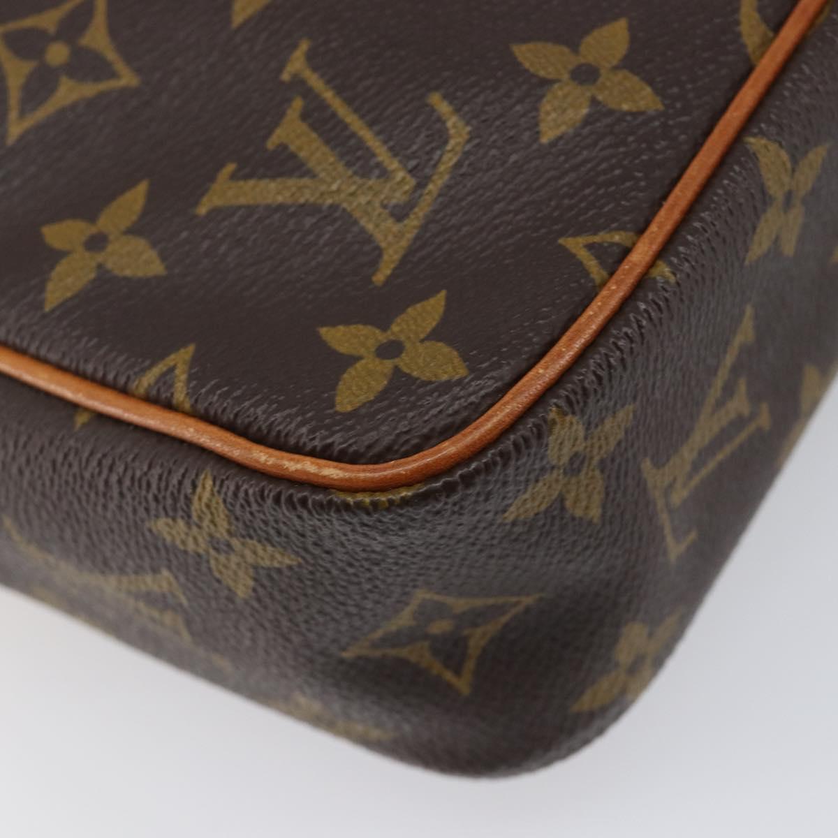 LOUIS VUITTON Monogram Compiegne 23 Clutch Bag M51847 LV Auth ep16015