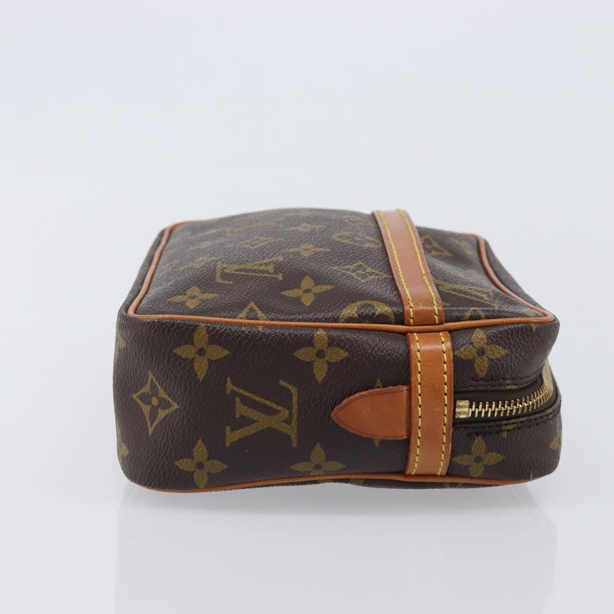 LOUIS VUITTON Monogram Compiegne 23 Clutch Bag M51847 LV Auth ep16015