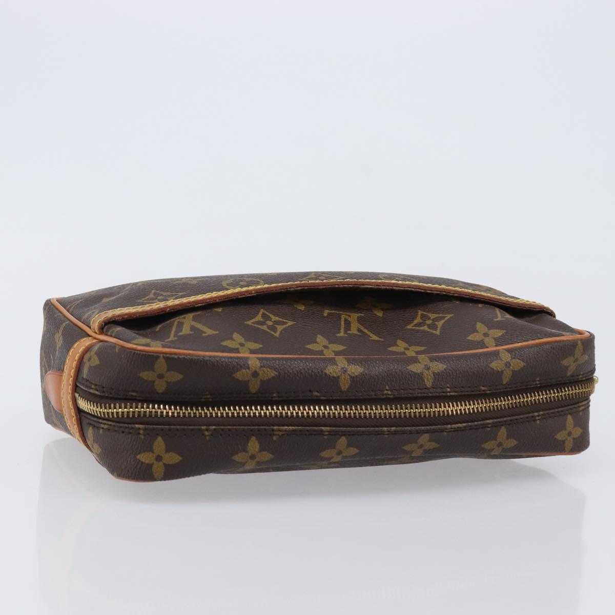LOUIS VUITTON Monogram Compiegne 23 Clutch Bag M51847 LV Auth ep16015