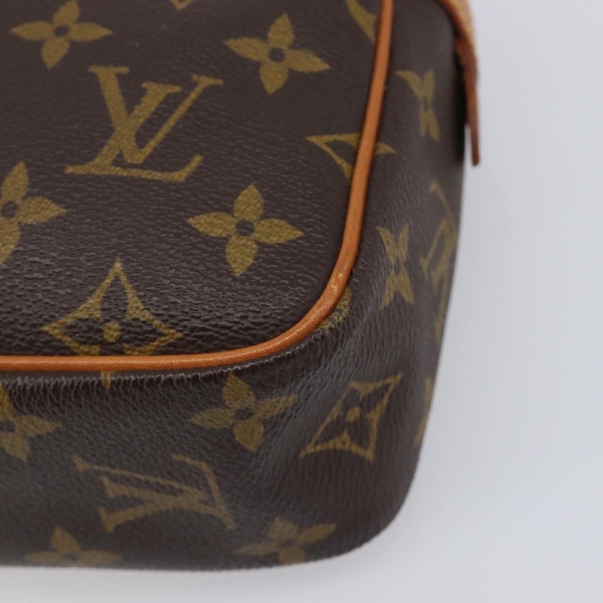 LOUIS VUITTON Monogram Compiegne 23 Clutch Bag M51847 LV Auth ep16015