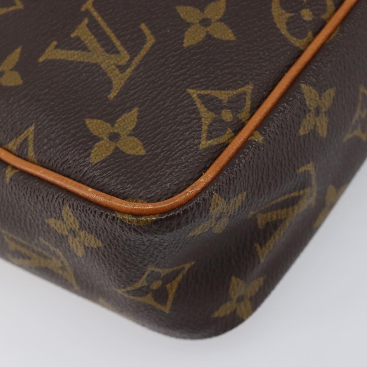 LOUIS VUITTON Monogram Compiegne 23 Clutch Bag M51847 LV Auth ep16015