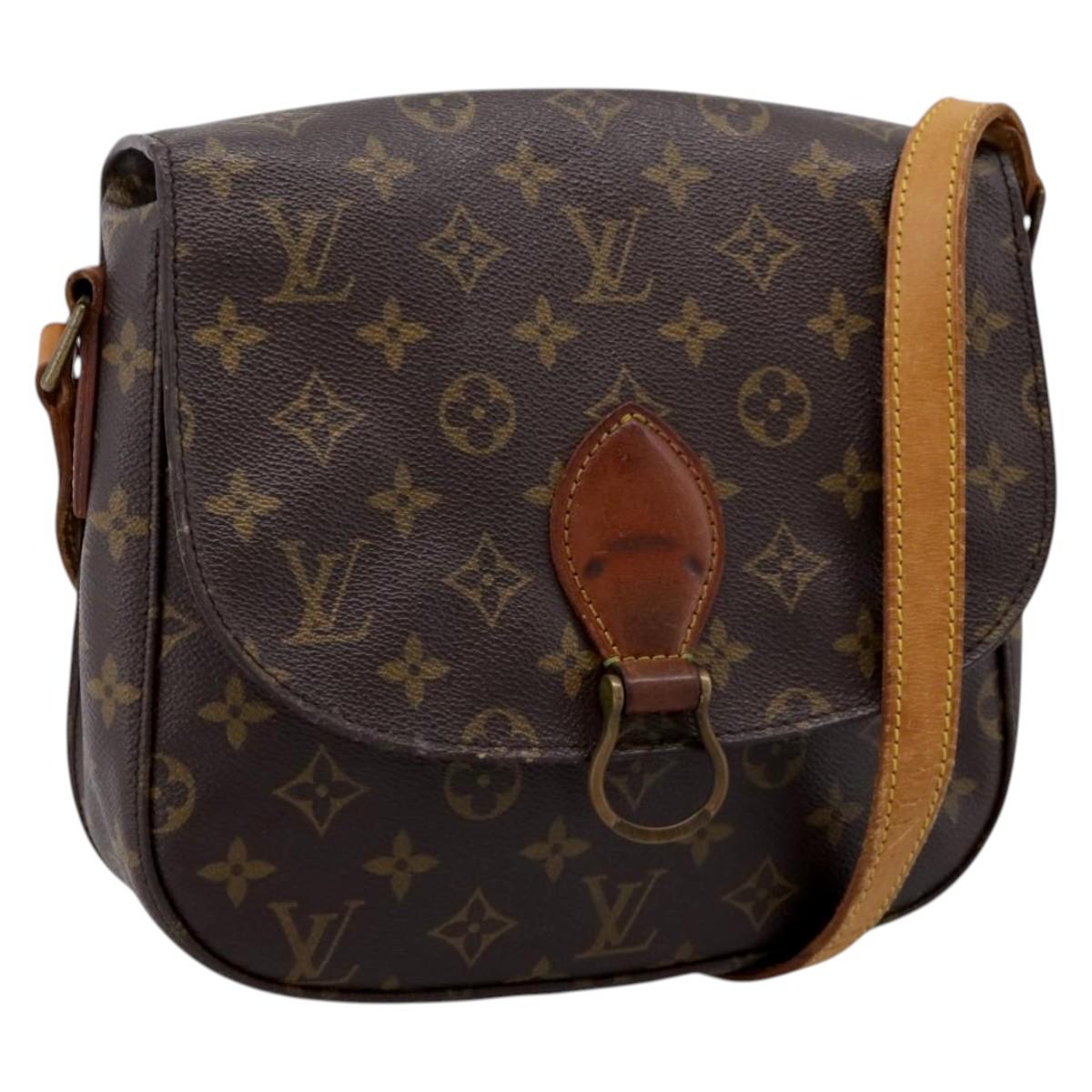 LOUIS VUITTON Monogram Saint Cloud GM Shoulder Bag M51242 LV Auth ep16023