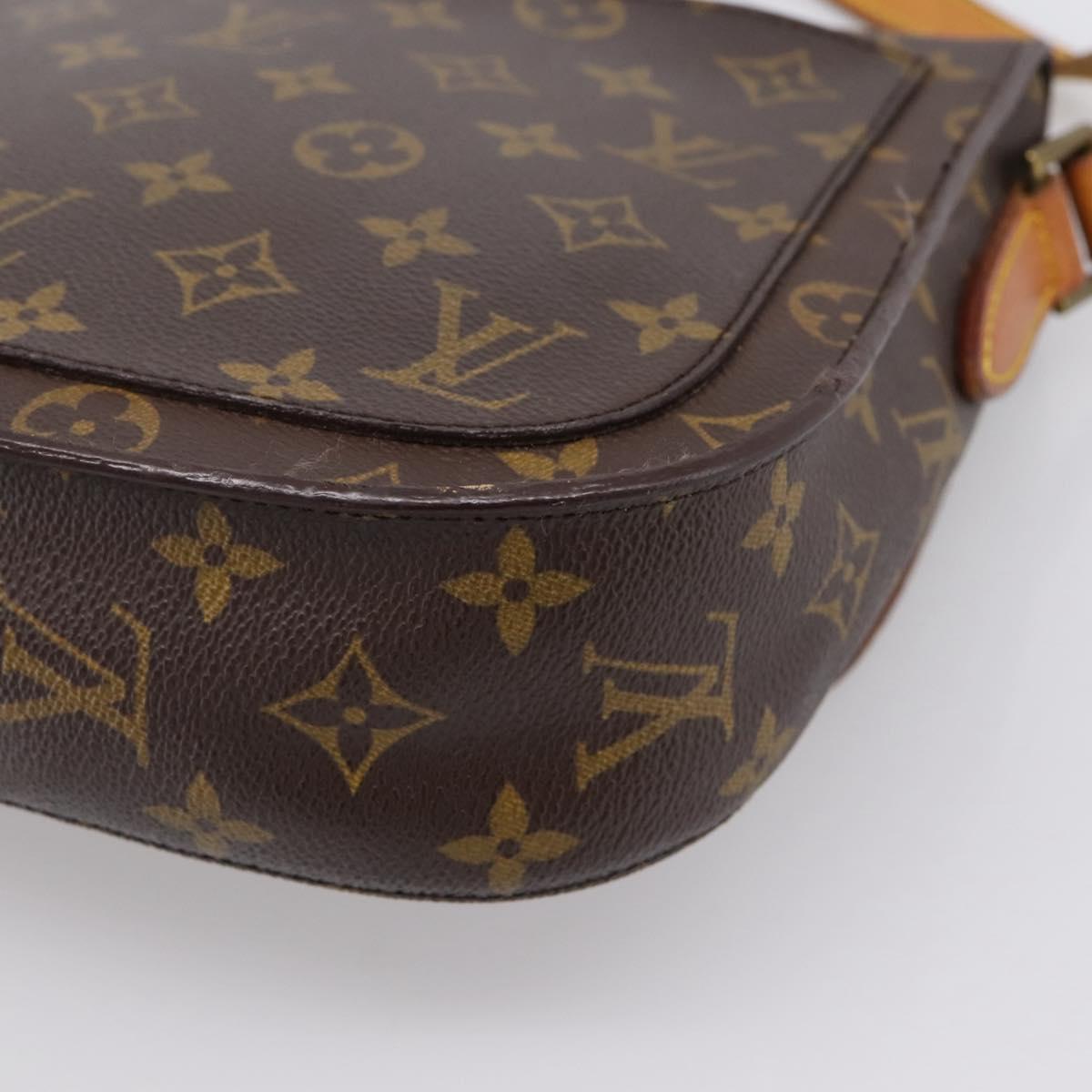 LOUIS VUITTON Monogram Saint Cloud GM Shoulder Bag M51242 LV Auth ep16023