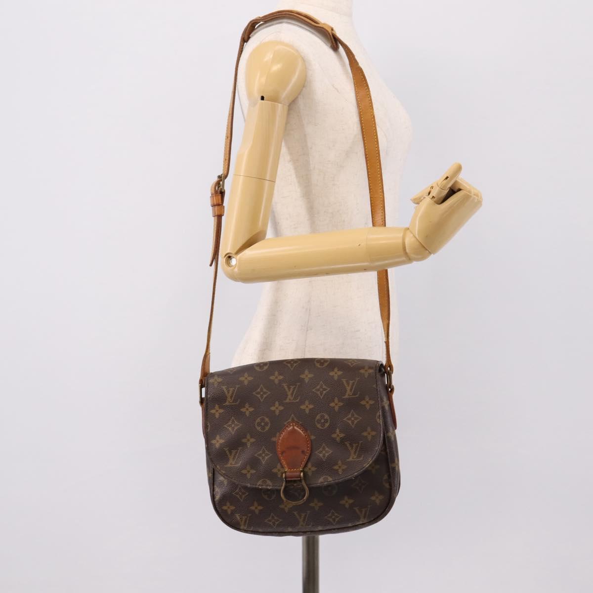 LOUIS VUITTON Monogram Saint Cloud GM Shoulder Bag M51242 LV Auth ep16023