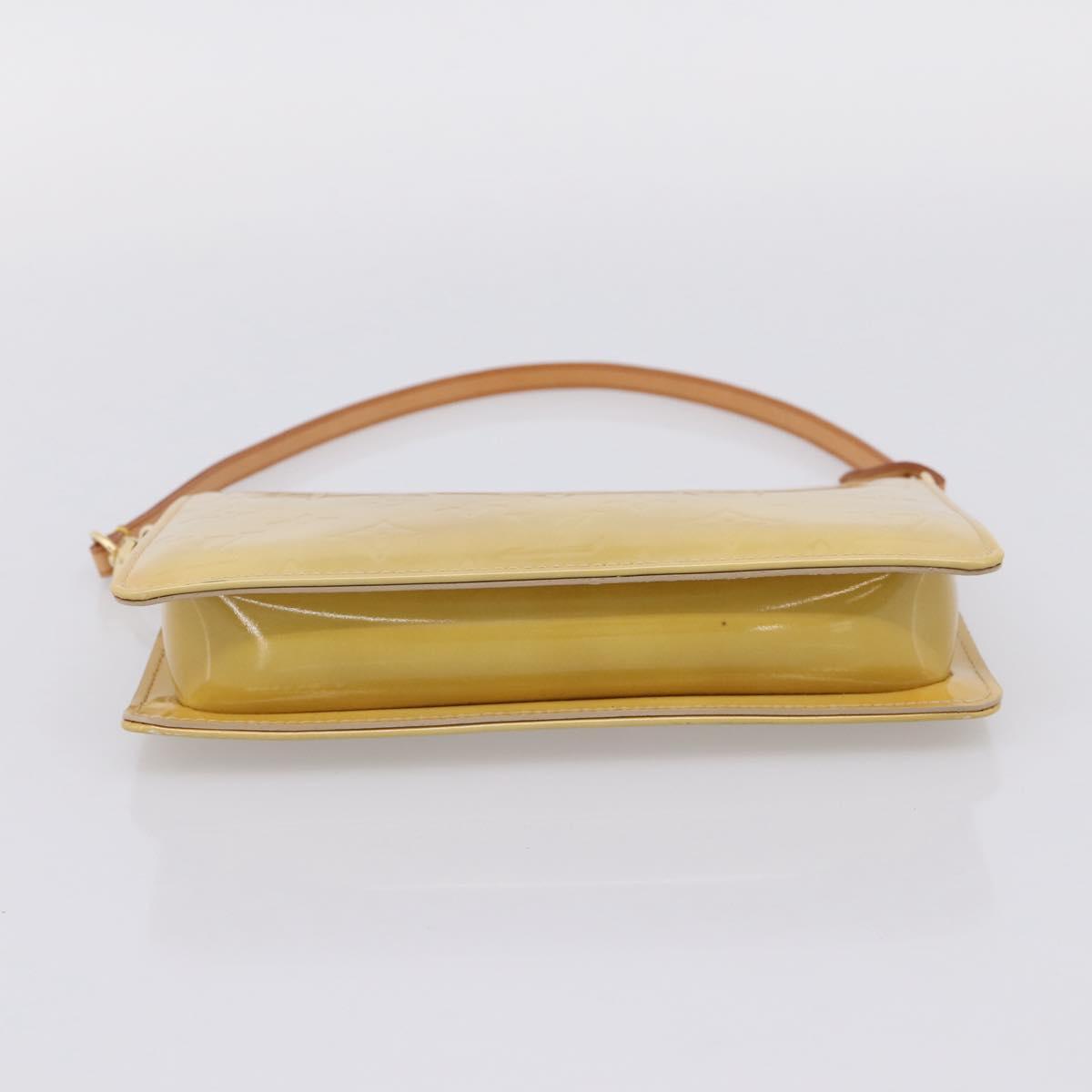 LOUIS VUITTON Monogram Vernis Lexington Pouch Beige M91010 LV Auth ep16024A