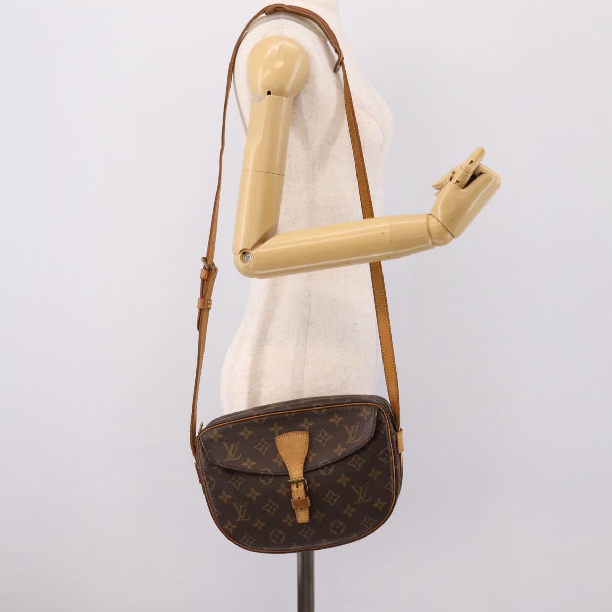 LOUIS VUITTON Monogram Jeune Fille MM Shoulder Bag M51226 LV Auth ep16032