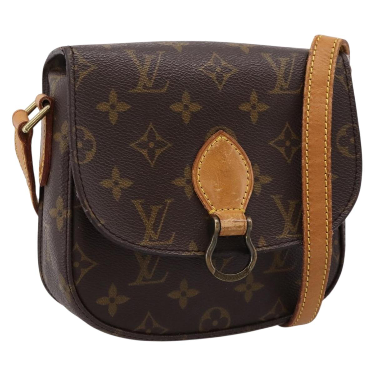 LOUIS VUITTON Monogram Saint Cloud PM Shoulder Bag M51244 LV Auth ep16035