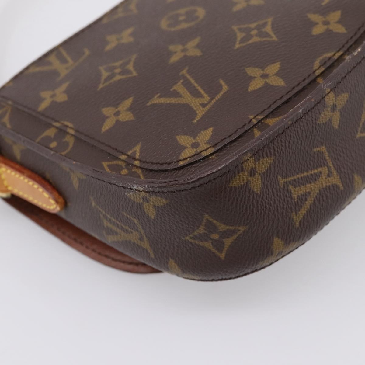 LOUIS VUITTON Monogram Saint Cloud PM Shoulder Bag M51244 LV Auth ep16035
