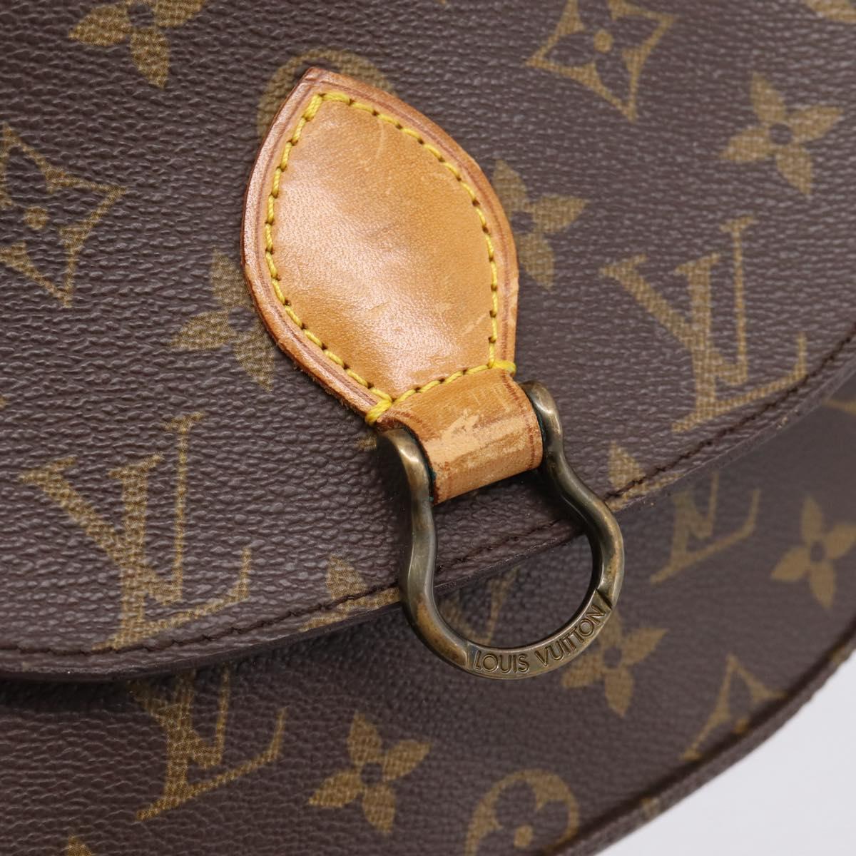 LOUIS VUITTON Monogram Saint Cloud PM Shoulder Bag M51244 LV Auth ep16035