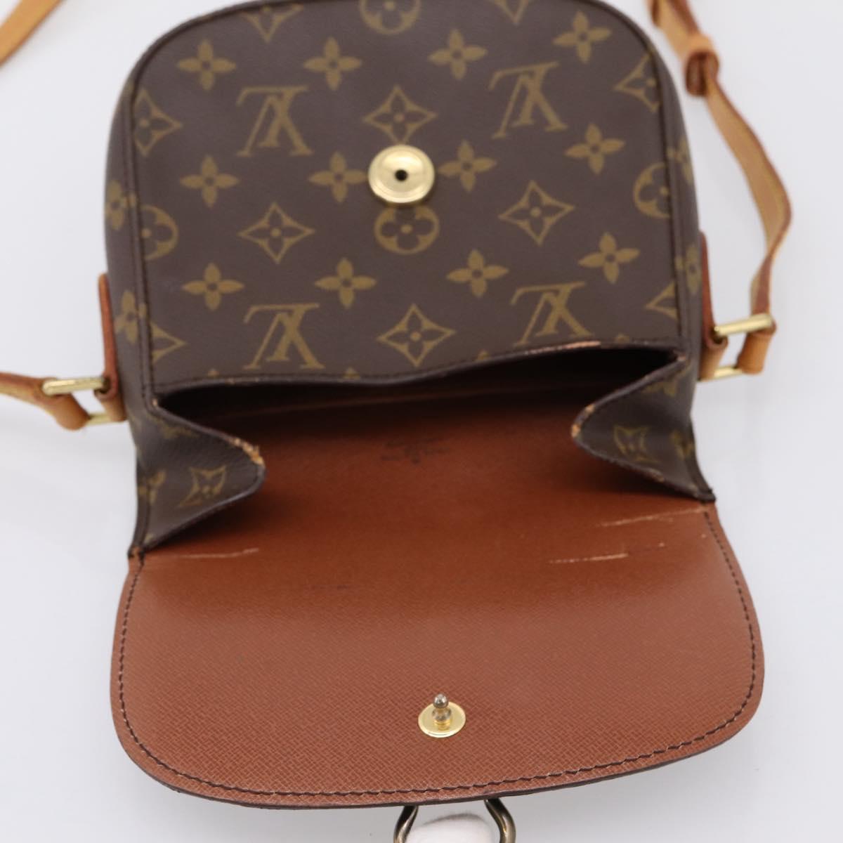 LOUIS VUITTON Monogram Saint Cloud PM Shoulder Bag M51244 LV Auth ep16035