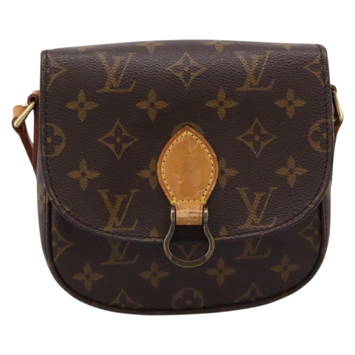 LOUIS VUITTON Monogram Saint Cloud PM Shoulder Bag M51244 LV Auth ep16035