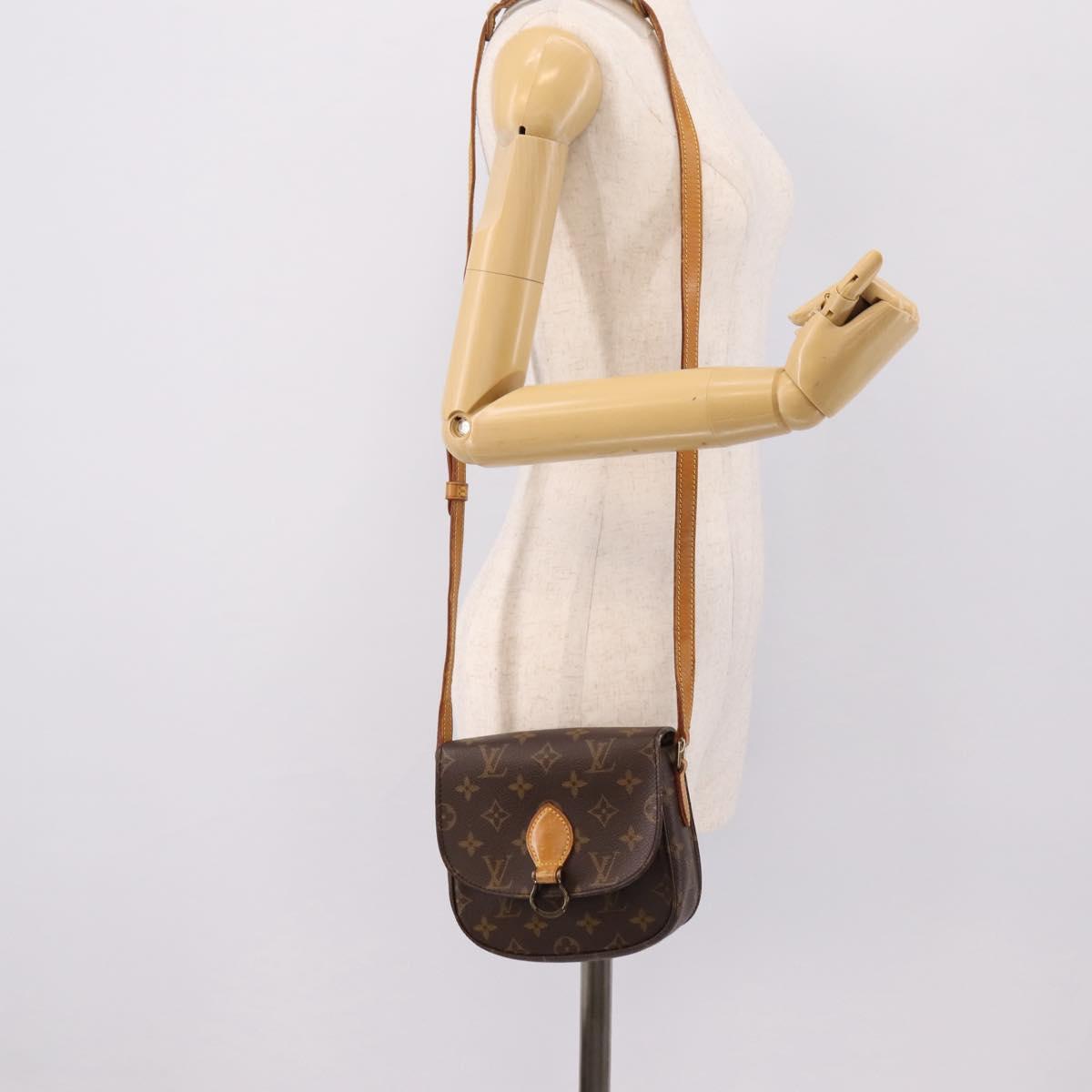 LOUIS VUITTON Monogram Saint Cloud PM Shoulder Bag M51244 LV Auth ep16035