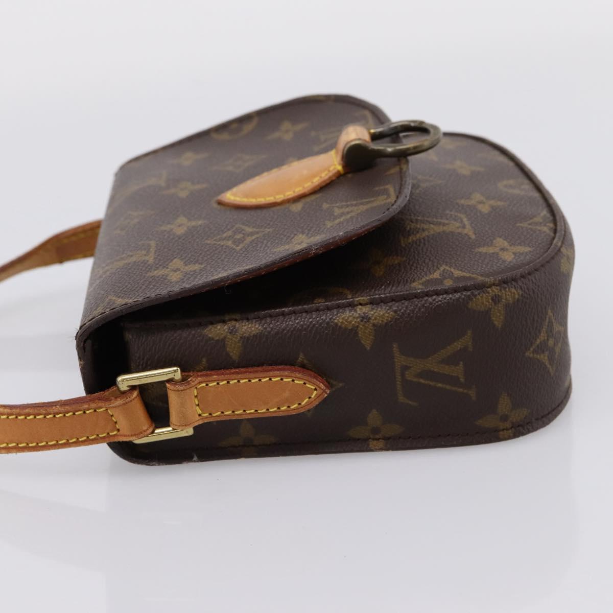 LOUIS VUITTON Monogram Saint Cloud PM Shoulder Bag M51244 LV Auth ep16035
