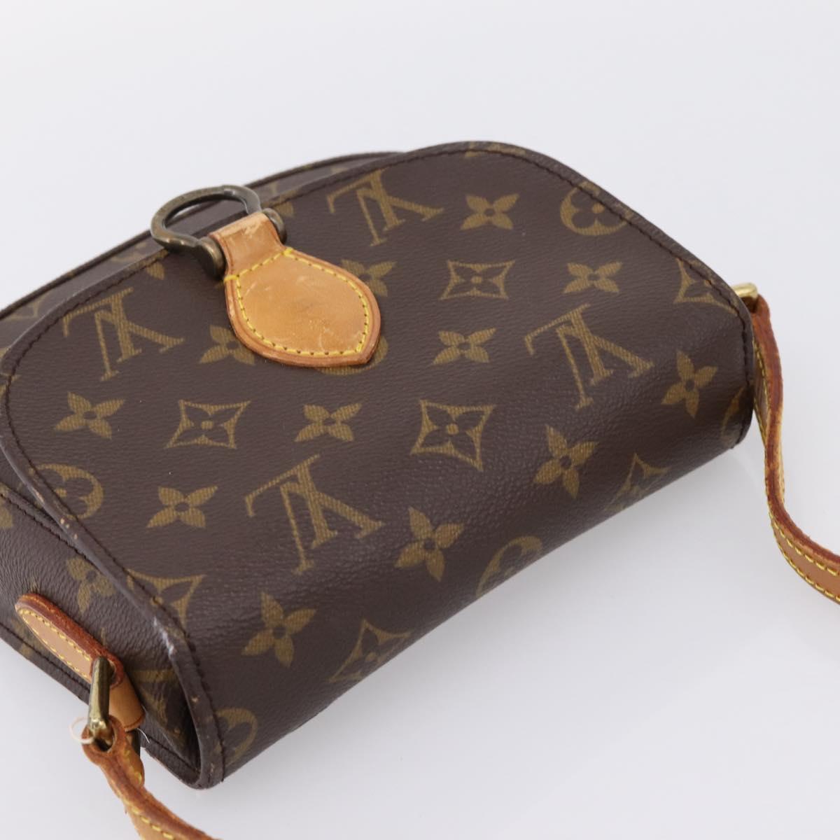 LOUIS VUITTON Monogram Saint Cloud PM Shoulder Bag M51244 LV Auth ep16035