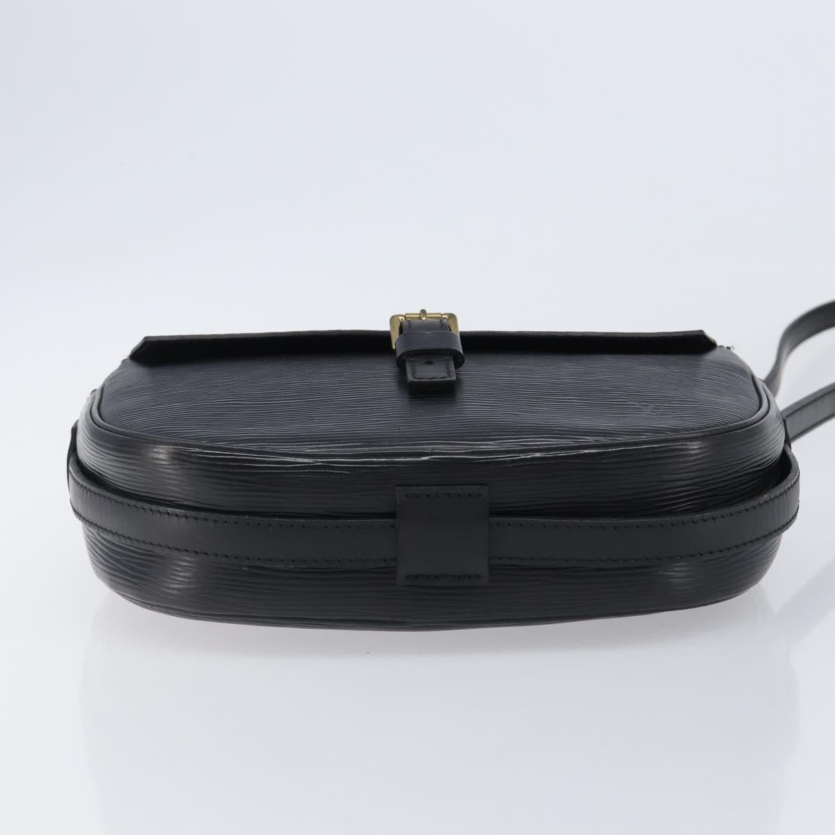 LOUIS VUITTON Epi Jeune Fille MM Shoulder Bag Black M52152 LV Auth ep16038A