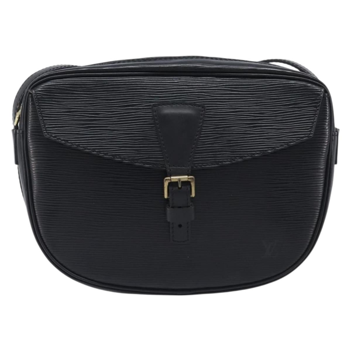 LOUIS VUITTON Epi Jeune Fille MM Shoulder Bag Black M52152 LV Auth ep16038A