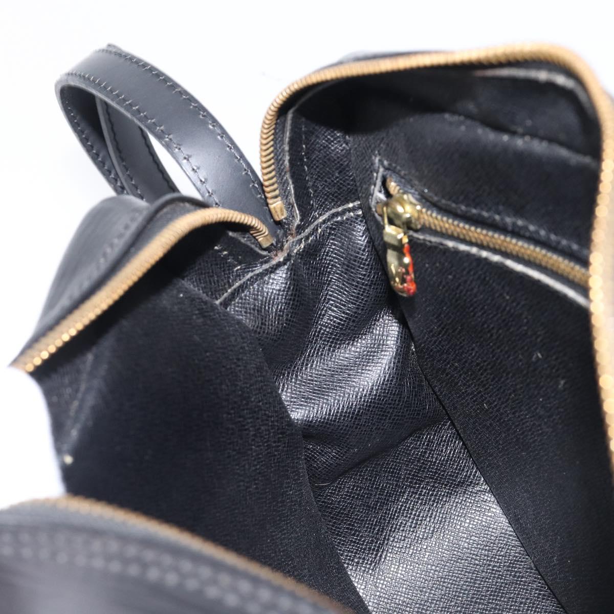 LOUIS VUITTON Epi Jeune Fille MM Shoulder Bag Black M52152 LV Auth ep16038A