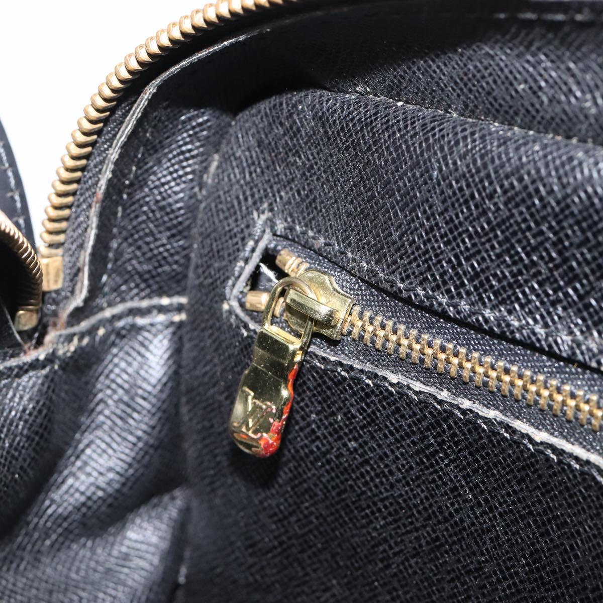 LOUIS VUITTON Epi Jeune Fille MM Shoulder Bag Black M52152 LV Auth ep16038A
