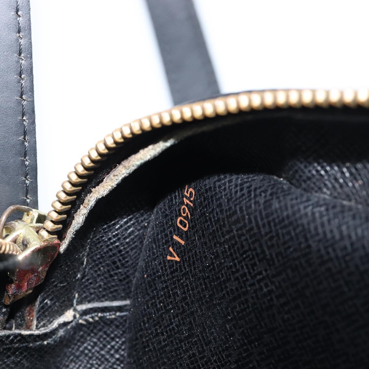 LOUIS VUITTON Epi Jeune Fille MM Shoulder Bag Black M52152 LV Auth ep16038A