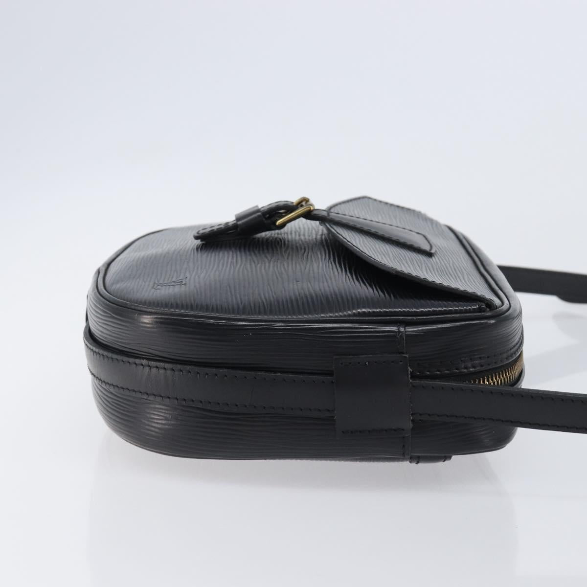 LOUIS VUITTON Epi Jeune Fille MM Shoulder Bag Black M52152 LV Auth ep16038A