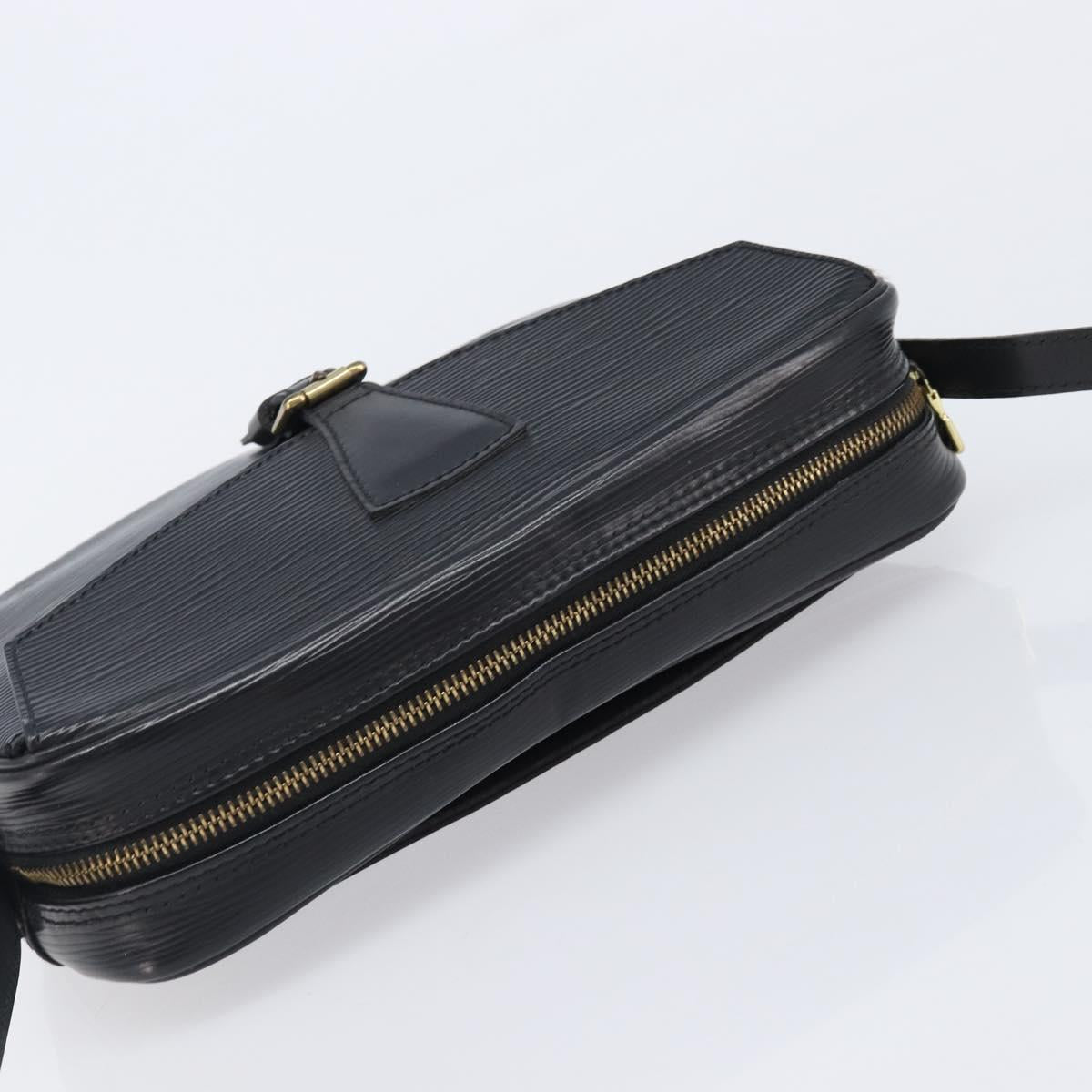 LOUIS VUITTON Epi Jeune Fille MM Shoulder Bag Black M52152 LV Auth ep16038A