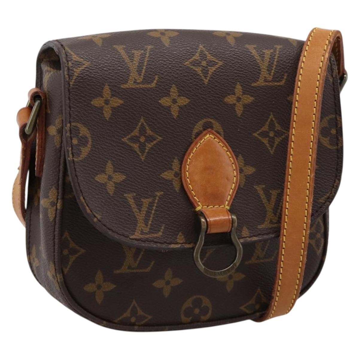 LOUIS VUITTON Monogram Saint Cloud PM Shoulder Bag M51244 LV Auth ep16039
