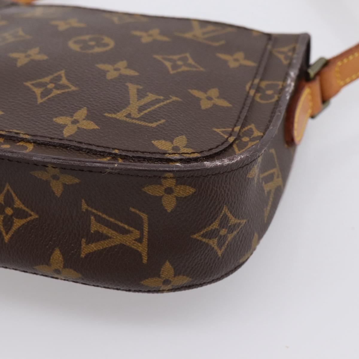 LOUIS VUITTON Monogram Saint Cloud PM Shoulder Bag M51244 LV Auth ep16039