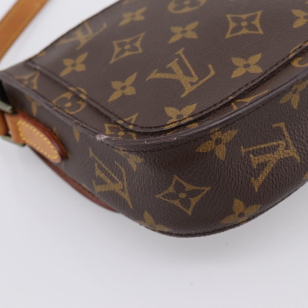 LOUIS VUITTON Monogram Saint Cloud PM Shoulder Bag M51244 LV Auth ep16039
