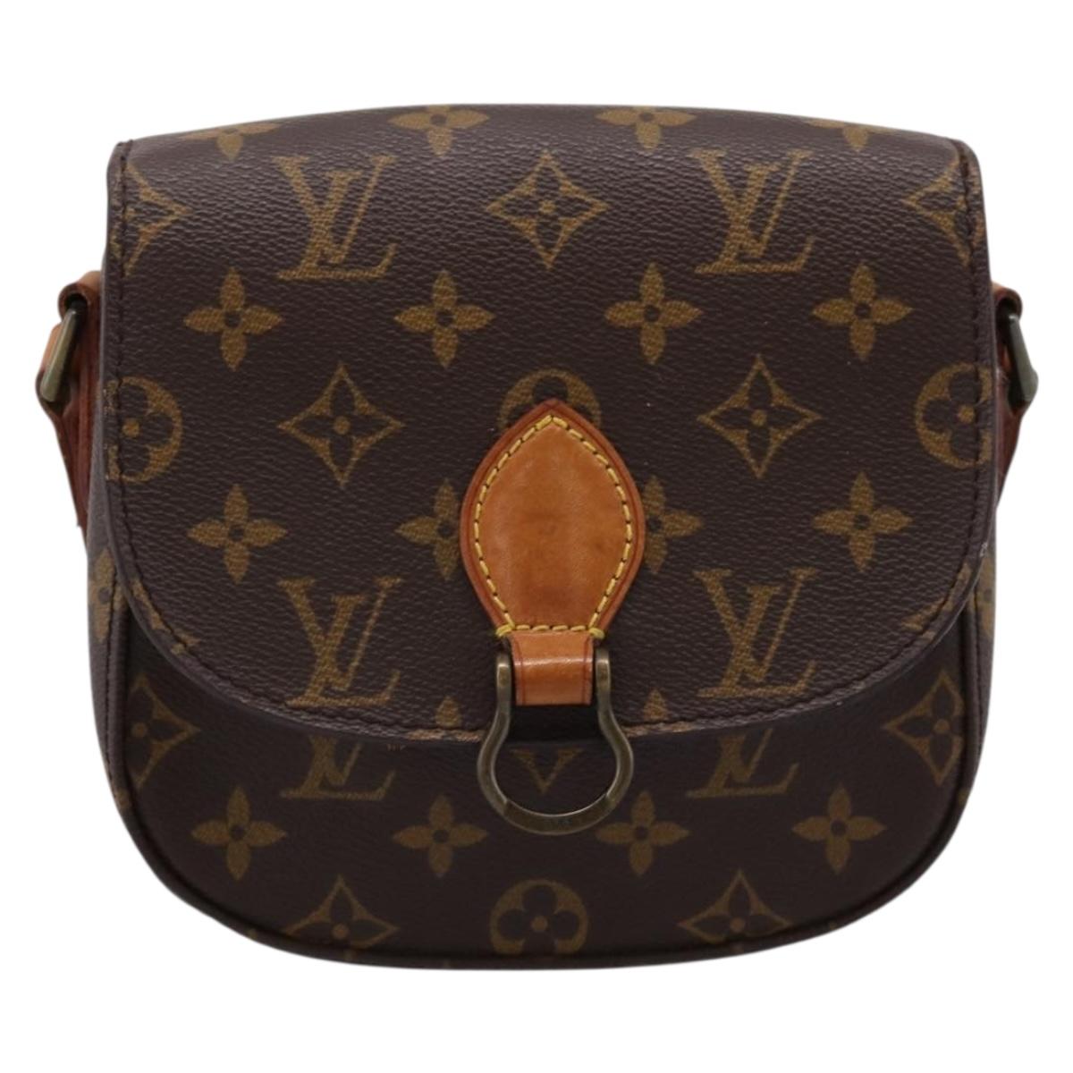 LOUIS VUITTON Monogram Saint Cloud PM Shoulder Bag M51244 LV Auth ep16039