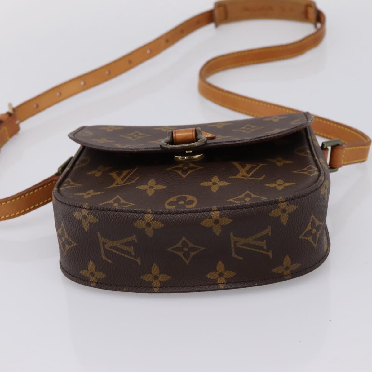 LOUIS VUITTON Monogram Saint Cloud PM Shoulder Bag M51244 LV Auth ep16039