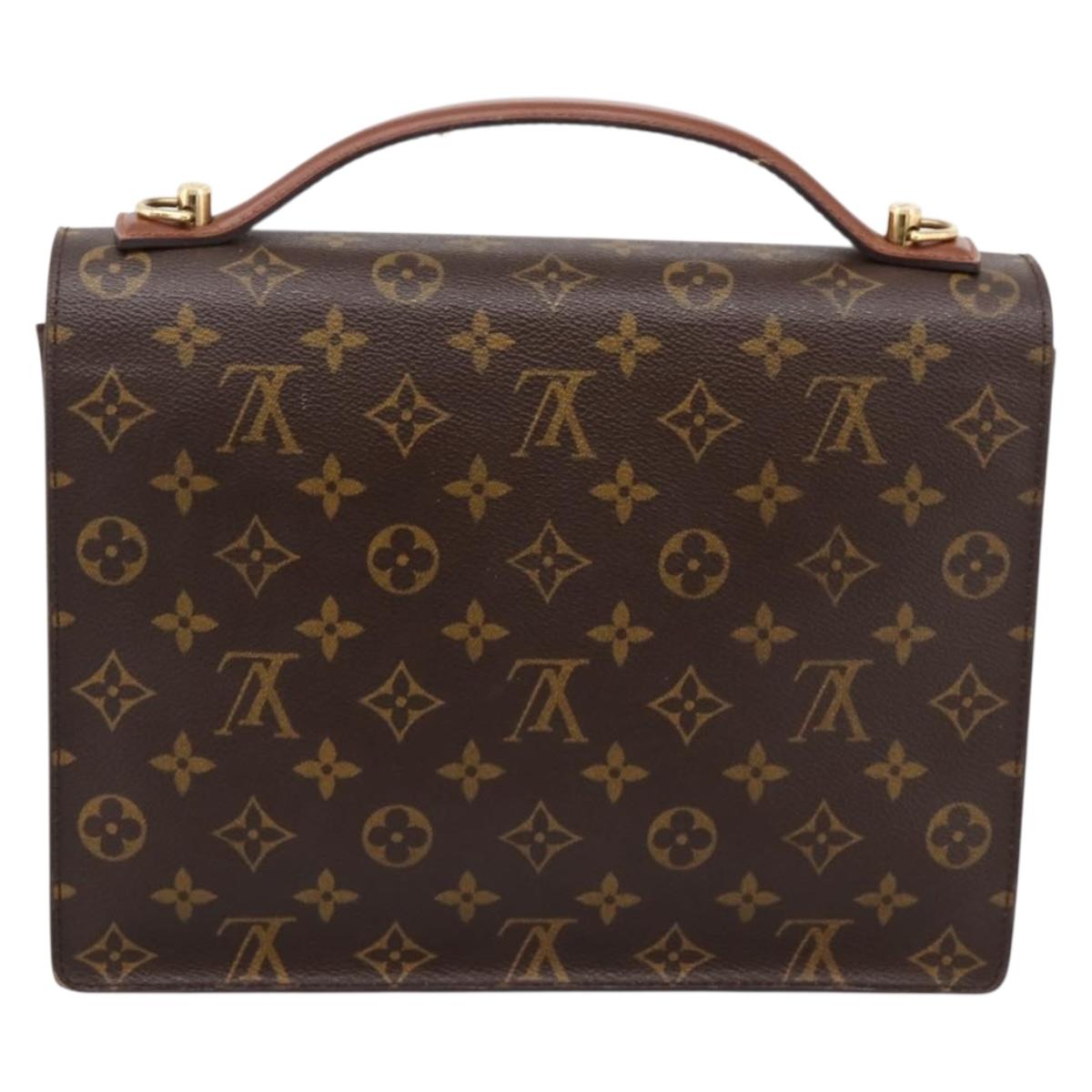 LOUIS VUITTON Monogram Monceau 28 Hand Bag M51185 LV Auth ep16040A