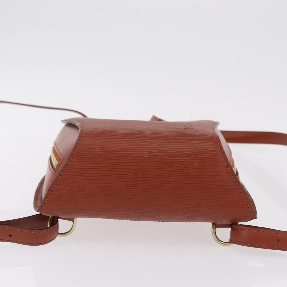 LOUIS VUITTON Epi Mabillon Backpack Brown M52233 LV Auth ep16041A