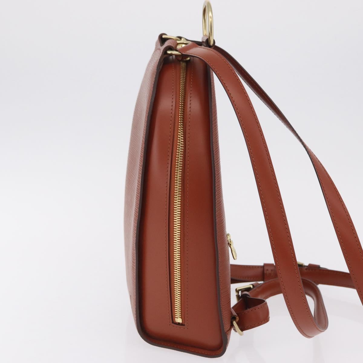 LOUIS VUITTON Epi Mabillon Backpack Brown M52233 LV Auth ep16041A