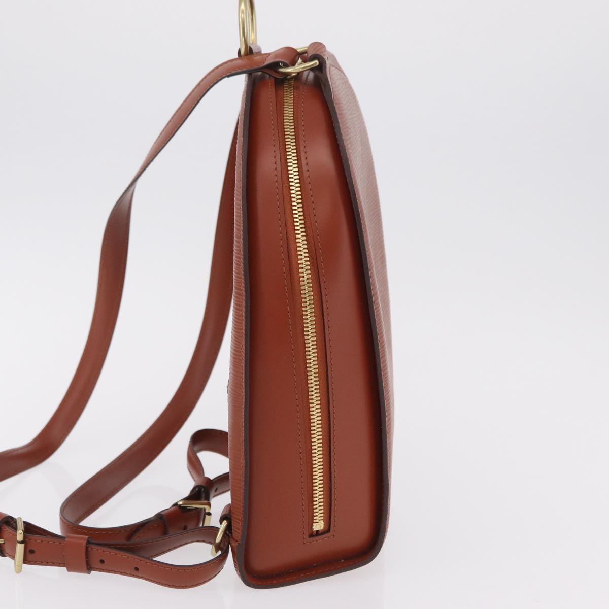 LOUIS VUITTON Epi Mabillon Backpack Brown M52233 LV Auth ep16041A