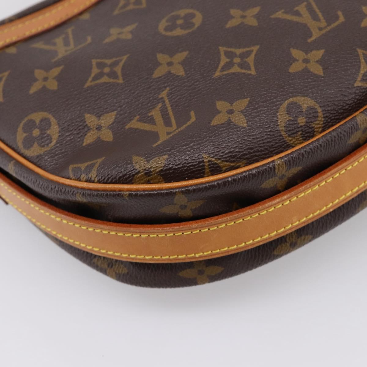 LOUIS VUITTON Monogram Jeune Fille MM Shoulder Bag M51226 LV Auth ep16044