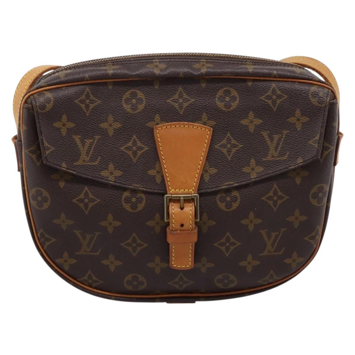 LOUIS VUITTON Monogram Jeune Fille MM Shoulder Bag M51226 LV Auth ep16044