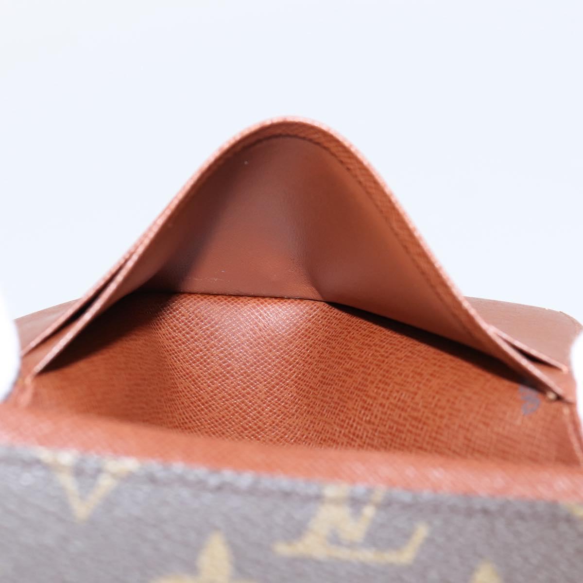 LOUIS VUITTON Monogram Porte Monnaie Billets Tresor Wallet M61730 Auth ep16045A