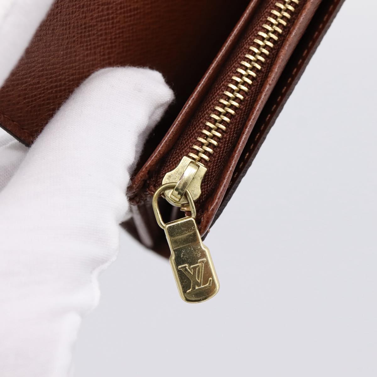 LOUIS VUITTON Monogram Porte Monnaie Billets Tresor Wallet M61730 Auth ep16045A