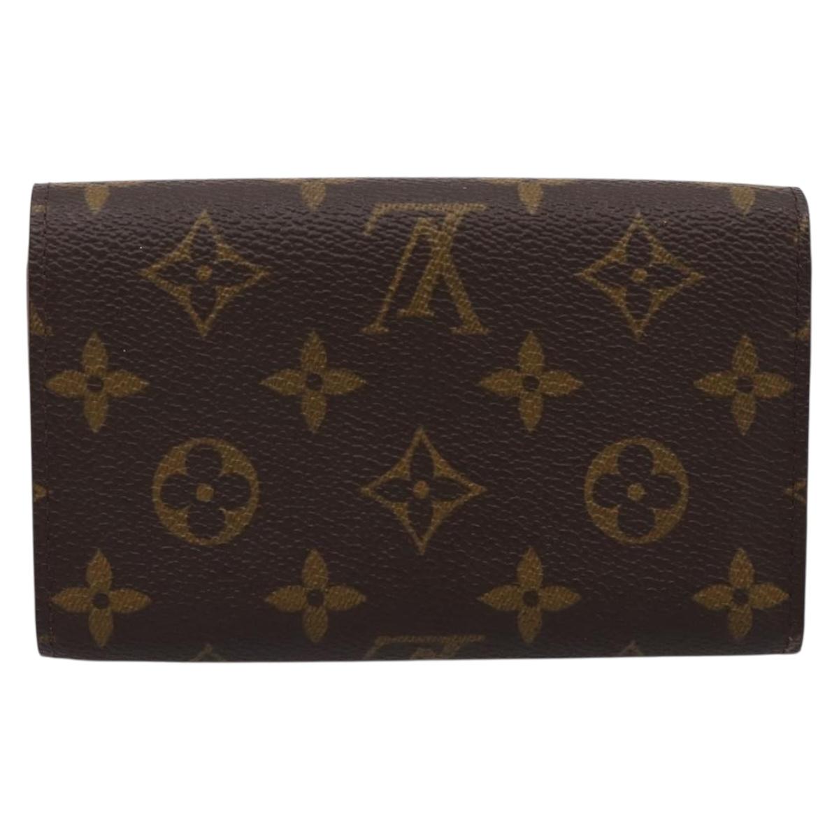 LOUIS VUITTON Monogram Porte Monnaie Billets Tresor Wallet M61730 Auth ep16045A