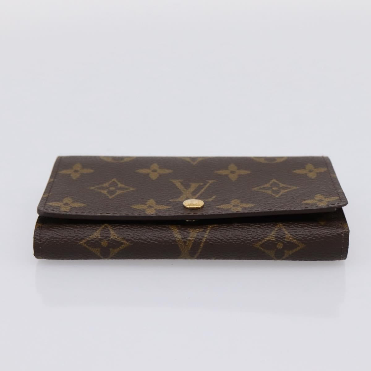 LOUIS VUITTON Monogram Porte Monnaie Billets Tresor Wallet M61730 Auth ep16045A