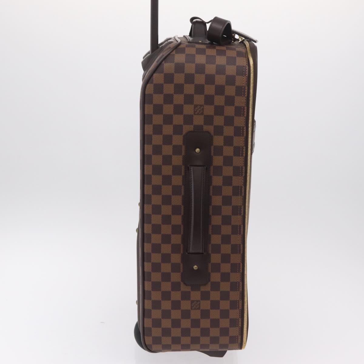 LOUIS VUITTON Damier Ebene Pegas 55 Suitcase N23294 LV Auth ep16054A