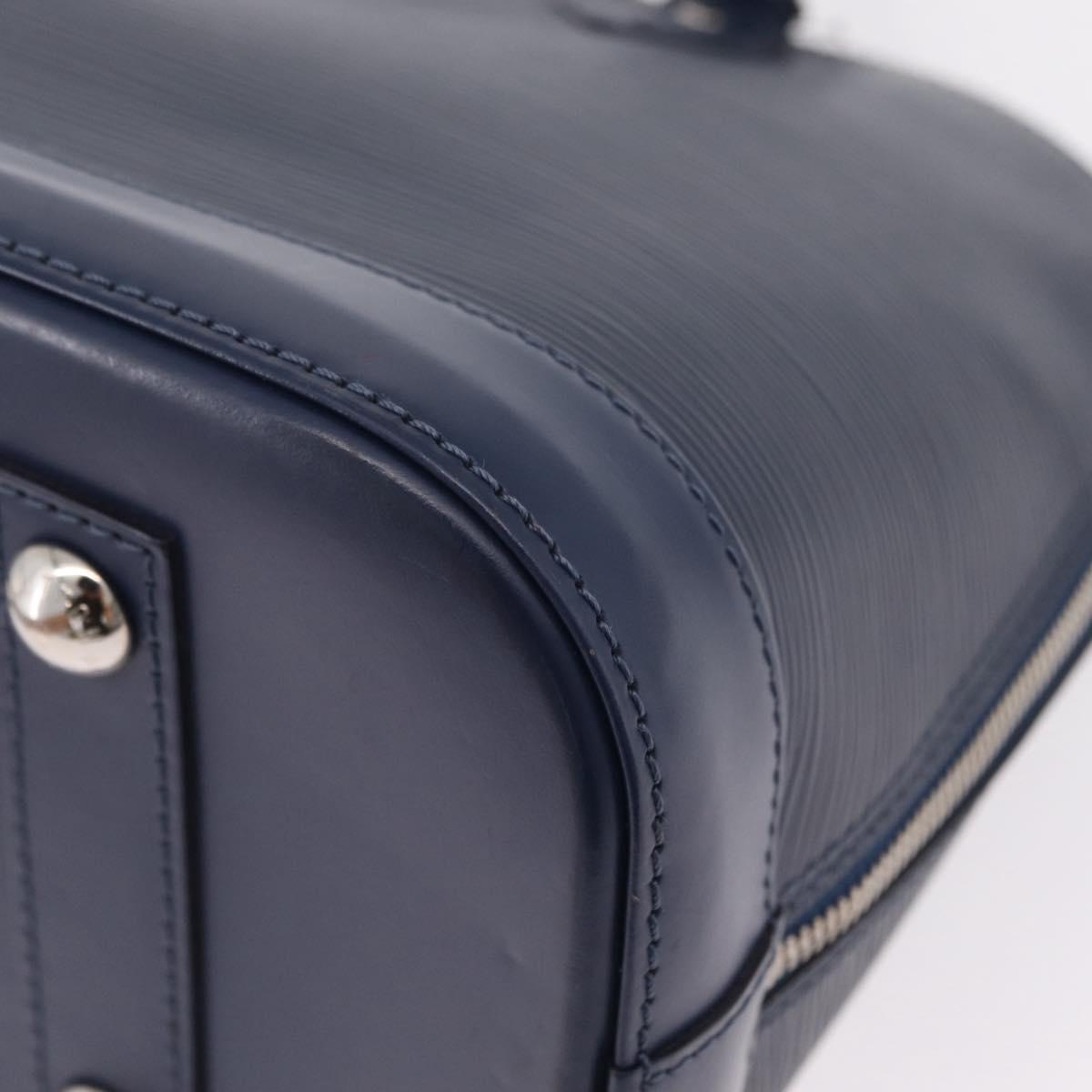 LOUIS VUITTON Epi Alma PM Hand Bag Indigo M40620 LV Auth ep16057V