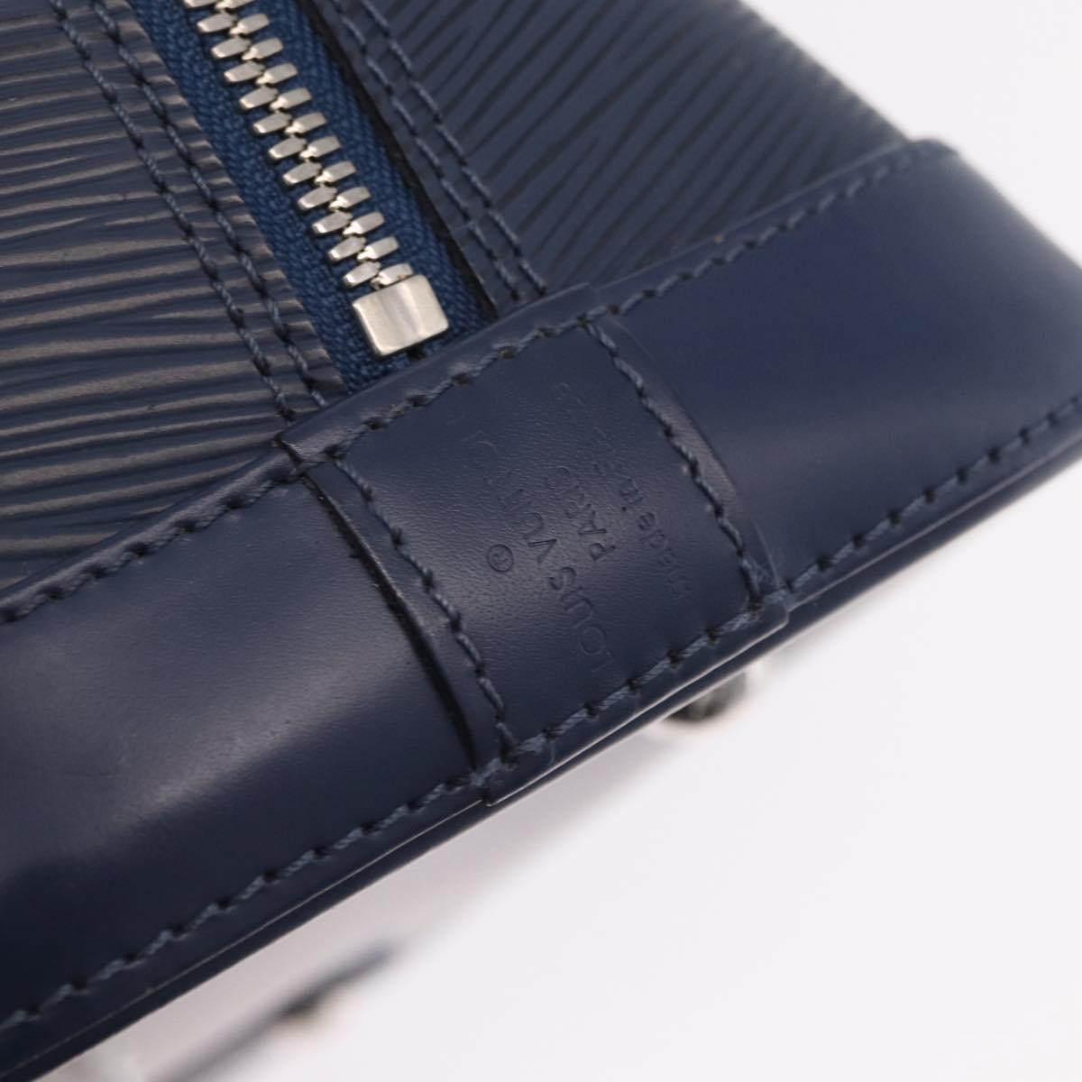 LOUIS VUITTON Epi Alma PM Hand Bag Indigo M40620 LV Auth ep16057V
