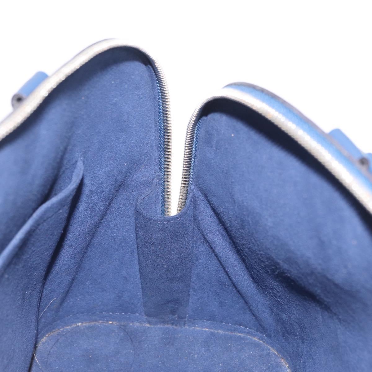 LOUIS VUITTON Epi Alma PM Hand Bag Indigo M40620 LV Auth ep16057V