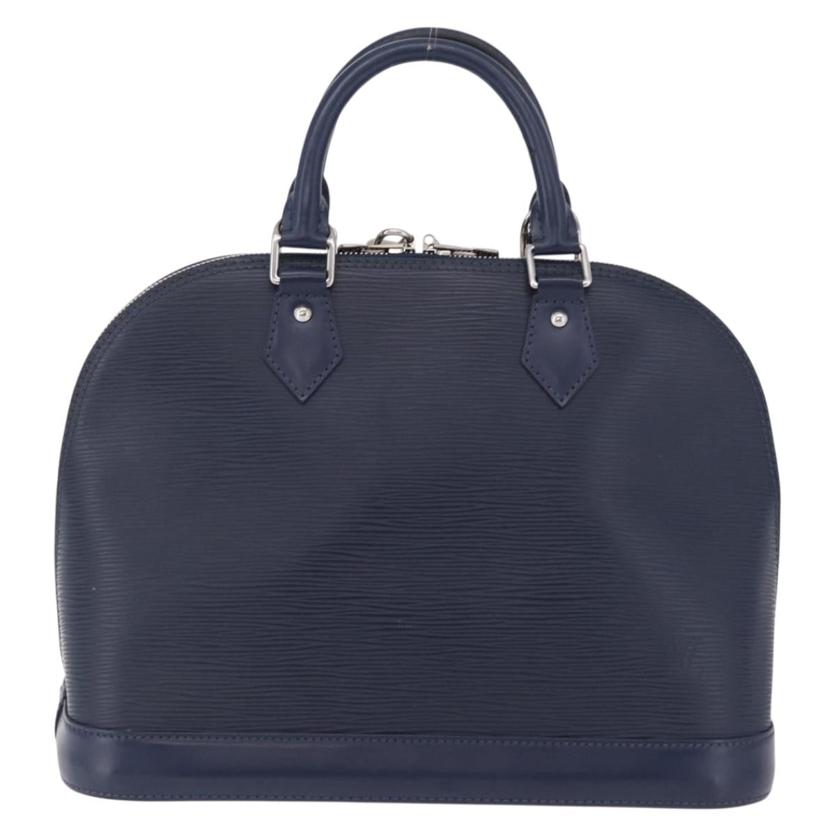 LOUIS VUITTON Epi Alma PM Hand Bag Indigo M40620 LV Auth ep16057V