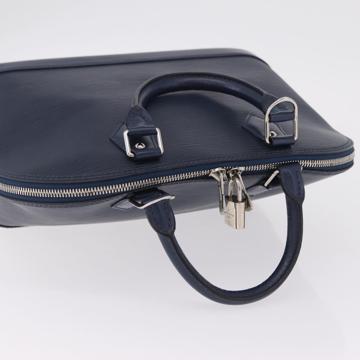 LOUIS VUITTON Epi Alma PM Hand Bag Indigo M40620 LV Auth ep16057V